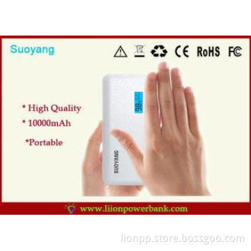 LCD Aluminum shell iPhone High Capacity Power Bank 5V 1A /